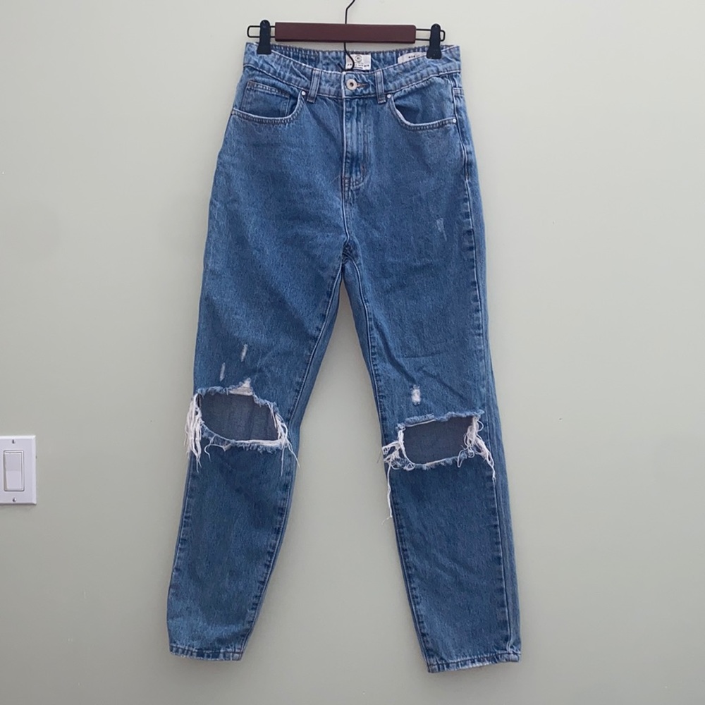 Cotton On distressed mom jeans